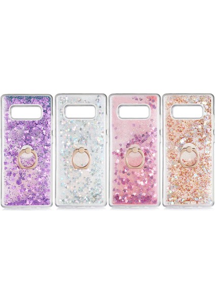 Samsung Galaxy Note 8 Kılıf Gümüş Liss Sulu Simli Silikon Kapak Orijinal Esnek Ince Geliştirilmiş Dayanıklı Darbe Karşıtı Koruyucu Yeni Nesil Tasarım (Samsung Galaxy Note 8, Gümüş) fiyatları