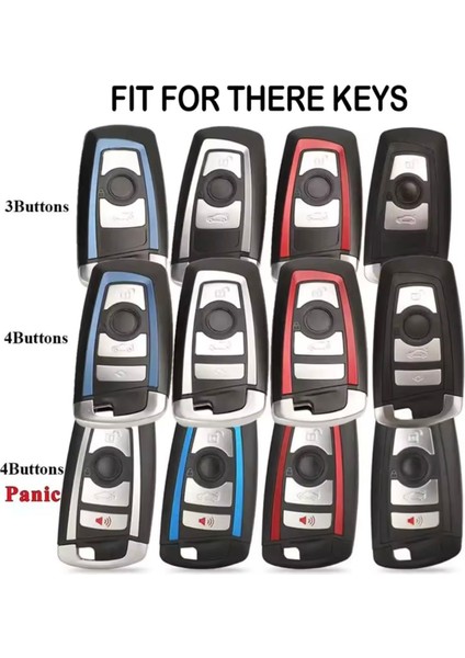 Bmw 5 Serisi F10 Siyah-Silver Anahtar Kılıfı modelleri