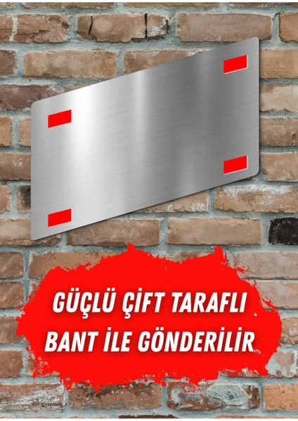 Antalyaspor Metal Posteri - Sokak Tabelası Görünümlü Parlak Tablo