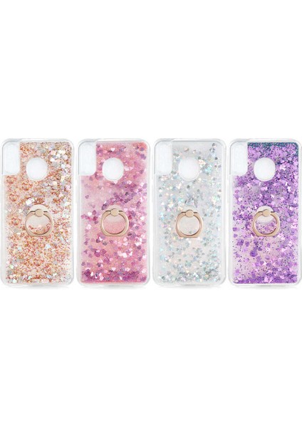 Samsung Galaxy M20 Kılıf Pembe Liss Sulu Simli Silikon Kapak Orijinal Esnek Ince Geliştirilmiş Dayanıklı Darbe Karşıtı Koruyucu Yeni Nesil Tasarım (Samsung Galaxy M20, Pembe) fiyatları