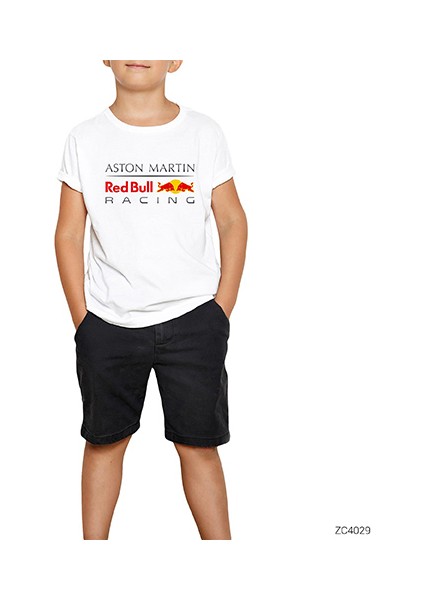 Aston Martin Redbull Racing Beyaz Çocuk Tişört