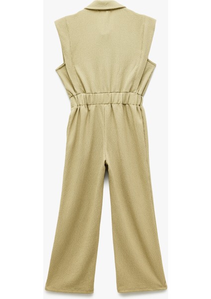 Düğmeli Cep Detaylı Gömlek Yaka Uzun Tulum fiyatları