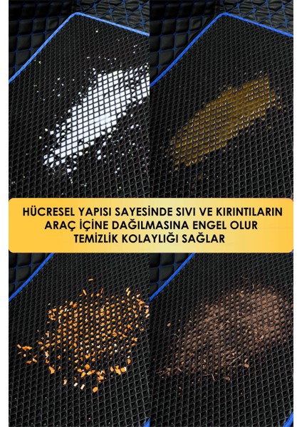 Mercedes EQS400 (2020-2022) Uyumlu Deri 8d Havuzlu Tam Set Oto Paspas .4