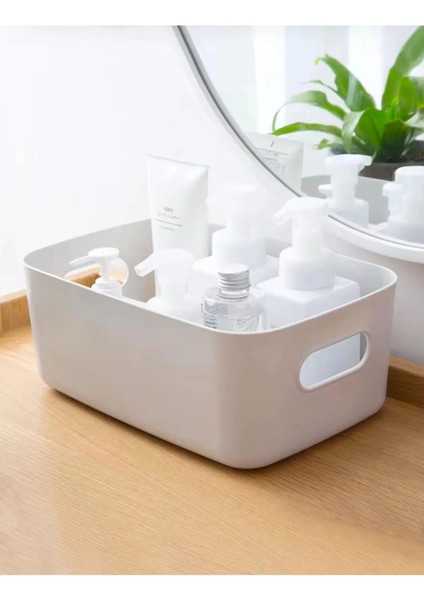 Dolap Içi Düzenleyici Sepet / Dekoratif Saklama Kutusu/ Banyo ve Mutfak ORGANIZER25 cm x 15 cm x 10 cm
