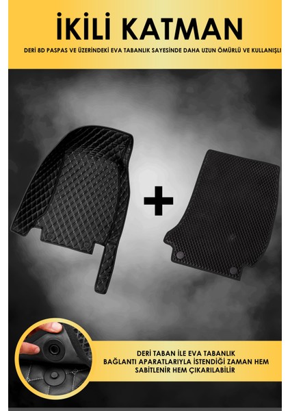 Range Rover Sport Hse (2005-2013) Uyumlu Deri 8d Havuzlu Tam Set Oto Paspas .6 modelleri