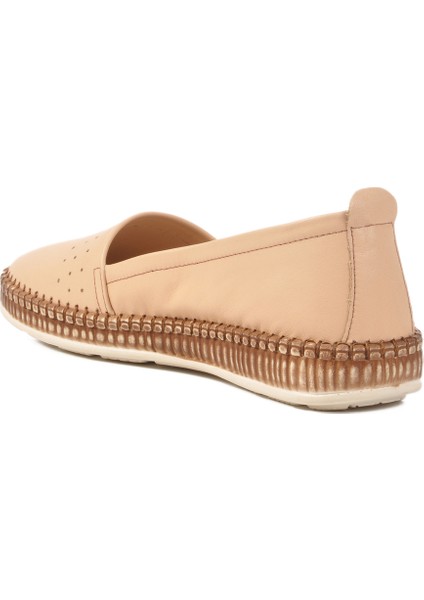 Bej Deri Kadın Casual Ayakkabı fırsatları