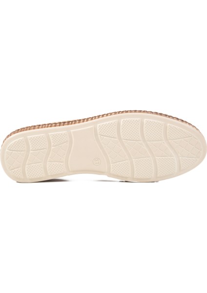 Bej Deri Kadın Casual Ayakkabı indirimleri