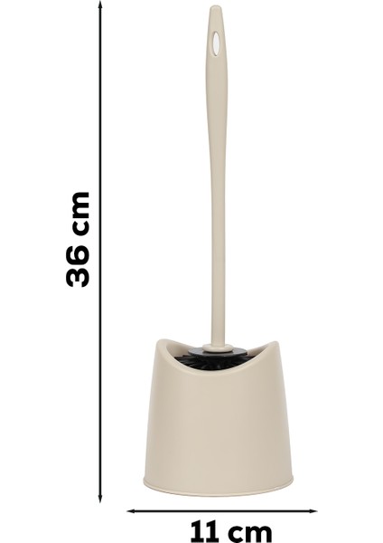 SB-776 Silikon Wc Tuvalet Banyo Fırçası Klozet Fırçası Krem