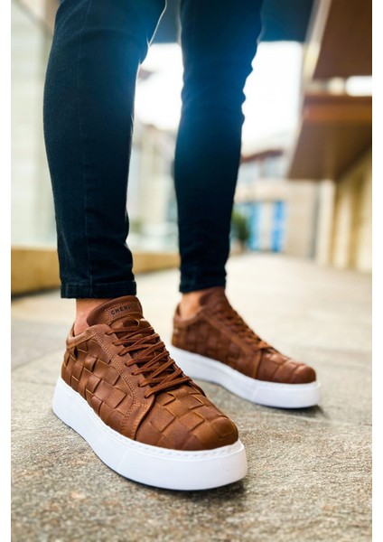 Bağcıklı Erkek Günlük Ayakkabı Taba