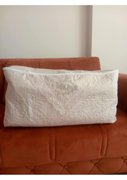2'li Mikro Kumaş Yastık Hurcu Cappuccıno Renk