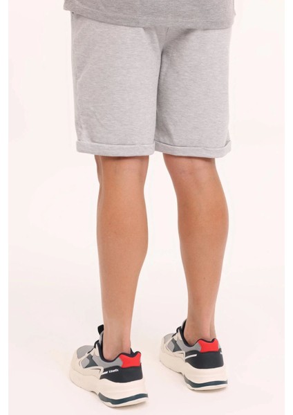 20BS61 Erkek Sort - Gri Melanj