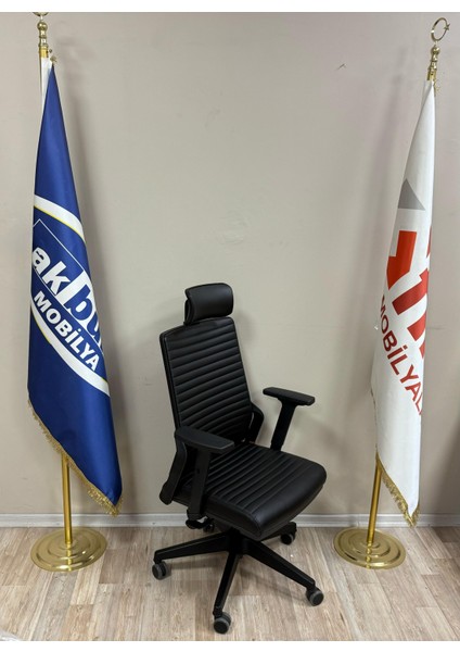 Tekno Derili Başlıklı Yönetici Çalışma Koltuğu Fırat Ofis