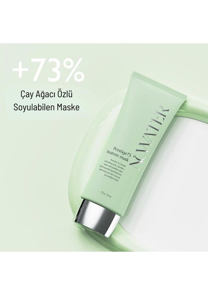 Prestige 73 %73 Çay Ağacı Özlü Soyulabilen Maske 100 ml – Yağlı ve Karma Ciltler için Uygun