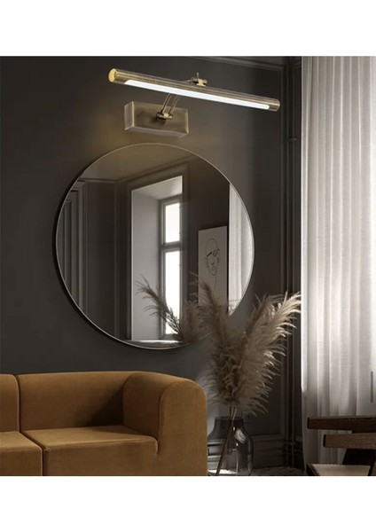 Modern Duvar LED Aplik Banyo Tablo Aydınlatma Kuğu Pelikan Aplik Krom Gün Işığı Samsung Ledli Aplik