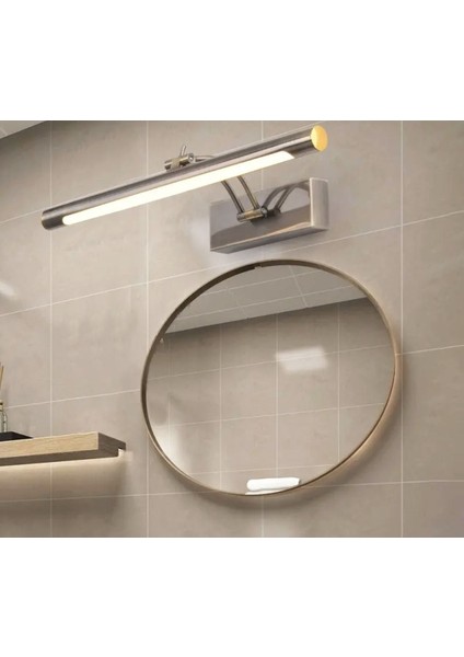 Modern Duvar LED Aplik Banyo Tablo Aydınlatma Kuğu Pelikan Aplik Krom Gün Işığı Samsung Ledli Aplik