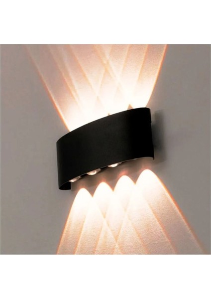 Şık 15W LED aplik, amber ışık, plastik malzeme, GU10 duy, siyah renk, modern ev dekoru fiyatları