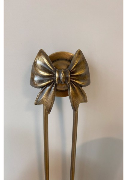 Şık Eskitme Renkli Çift Kollu Metal Duvar Aplikası E14 Kahverengi modelleri