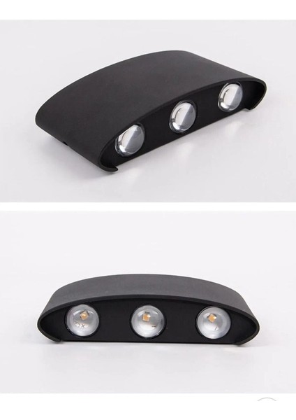 Şık Siyah Çift Yönlü Led Aydınlatma Duvar Lambası, Günışığı Tasarımı, G9 Duyli fırsatları