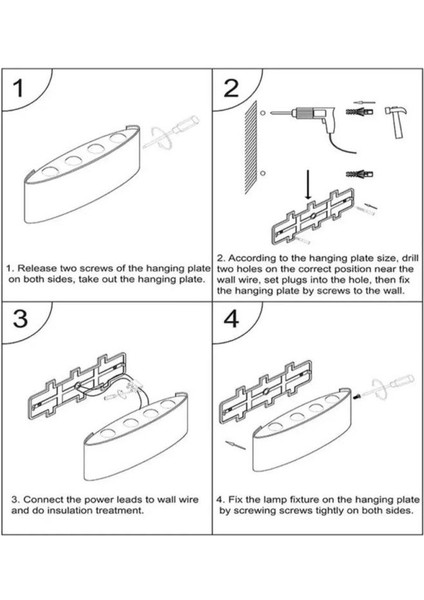 Şık Siyah Çift Yönlü Led Aydınlatma Duvar Lambası, Günışığı Tasarımı, G9 Duyli indirimleri
