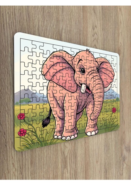 Çocuk Puzzle Ahşap 108 Parça Mobilya