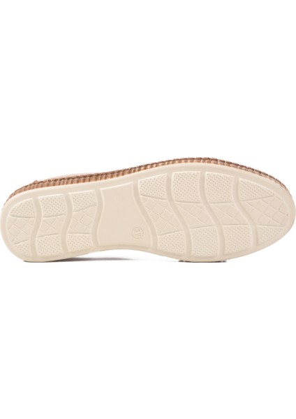 Bej Deri Kadın Casual Ayakkabı indirimleri