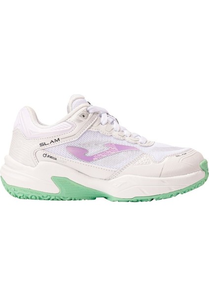 Slam Beyaz Kız Çocuk Padel - Tenis Ayakkabısı Jslams2532om
