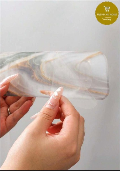 Mermer Desenli Şefaf 6 Lı Askılık Kendinden Yapışkanlı fırsatları