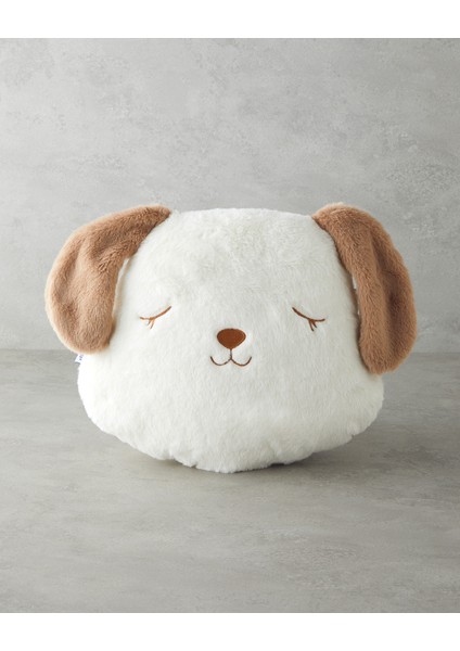 Baby Dog Bebe Dekoratif Kırlent 38 x 25 cm Beyaz