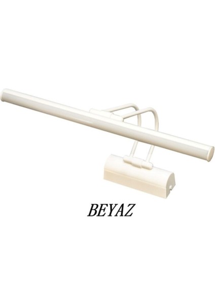Resim,tablo,ayna Üstü Banyo Ledli Aplik 220V 5 Renk Gold Flüt Aplik 3000K Günışığı (Pilli Değildir)