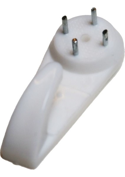 Plastik Beyaz Dayanıklı Duvar Askısı