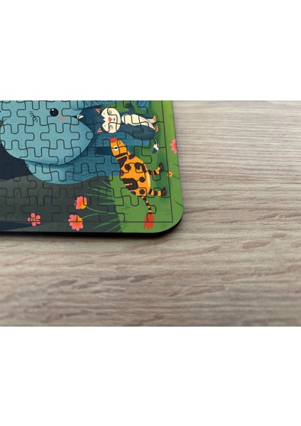 Çocuk Puzzle Ahşap 108 Parça Mobilya