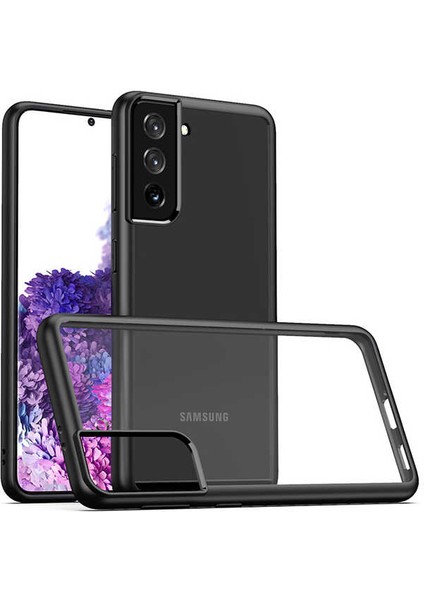 Galaxy S21 Plus Kılıf Rntc Hom Silikon-Lacivert