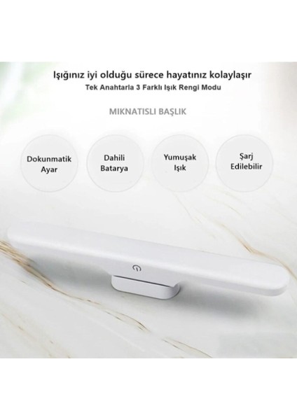 Aydınlatmalı dekoratif üçlü yatak başı, plastik materyal, beyaz renk, çok amaçlı kullanım indirimleri