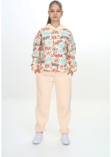 Kız Çocuk Kapüşonlu Eşofman Takım modelleri