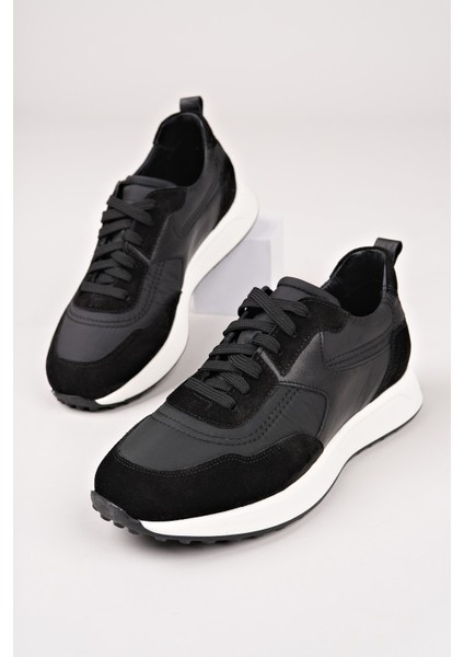 Svenson Kalın Taban Bağcıklı Deri Erkek Günlük Sneaker Spor Ayakkabı