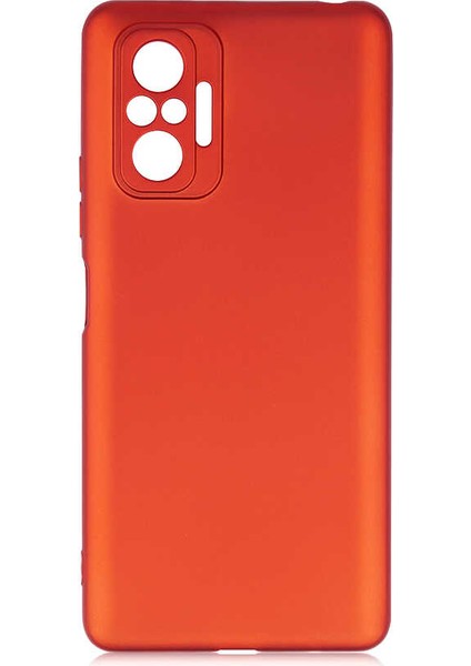 Xiaomi Redmi Note 10 Pro Kılıf Rntc Premier Silikon Kapak-Kırmızı
