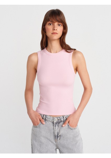 21059 Fitilli Top-Toz Pembe