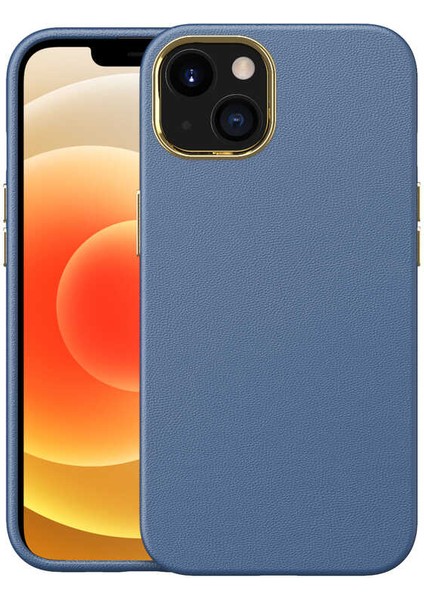 iPhone 13 Mini Kılıf Rntc Natura Kapak-Lacivert