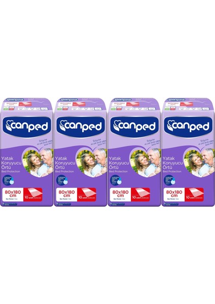 Hasta Yatak Koruyucu Örtü Extra 80*180CM (Xl) 40 Adet (4pk*10)