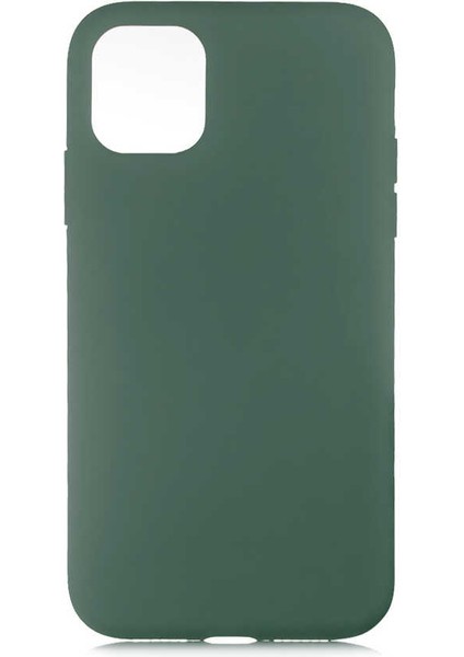 iPhone 11 Uyumlu Rntc Lsr Laaakan Kapak-Koyu Yeşil