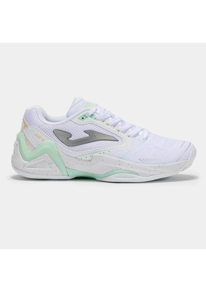 Set Kadın Beyaz Toprak Kort Tenis Ayakkabısı TSELS2502C
