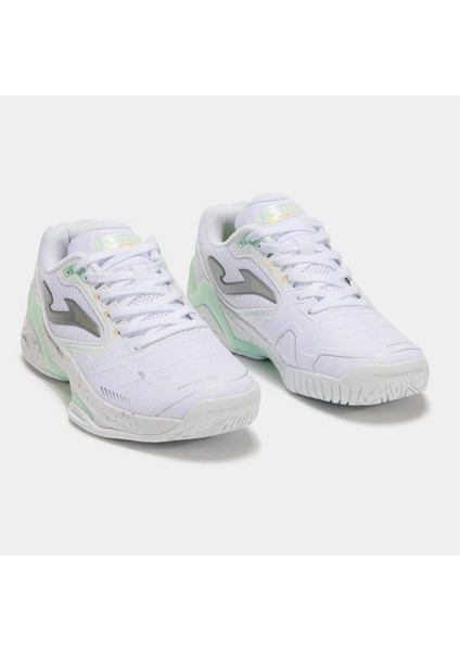 Set Kadın Beyaz Toprak Kort Tenis Ayakkabısı TSELS2502C modelleri