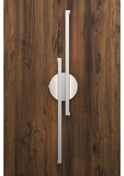 Beyaz çift başlıklı pilli LED duvar lambası, şık ve kullanışlı aydınlatma seçeneği fiyatları