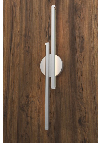 Beyaz çift başlıklı pilli LED duvar lambası, şık ve kullanışlı aydınlatma seçeneği modelleri