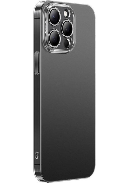 Apple iPhone 15 Pro Max Kılıf Toz Önleyici Rntc Helo Kapak-Şeffaf