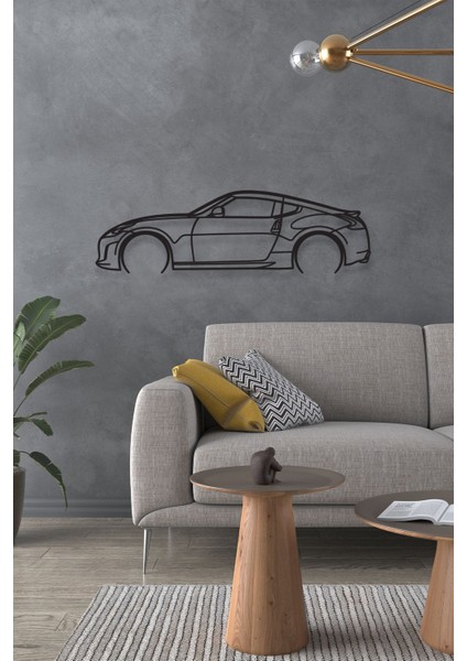 Nissan 350Z Yan Açı Metal Tablo