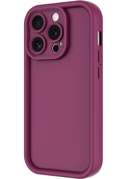 Apple iPhone 15 Pro Kılıf Kamera Korumalı Rntc Ananas Kapak-Koyu Yeşil