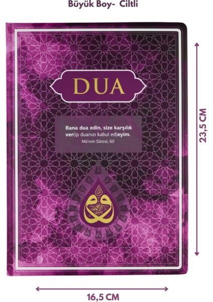 Dua Evrad-I Şerife Büyük Boy - Arapça + Türkçe - Lila fiyatları