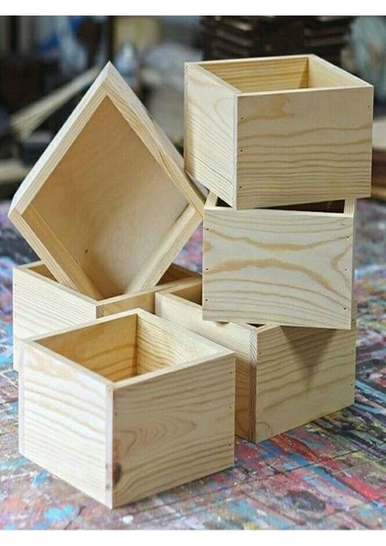 Dekoratif Ahşap Kutu 20X20 cm modelleri