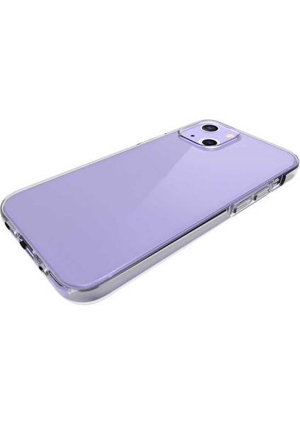 Apple iPhone 13 Mini Uyumlu Rntc Süper Silikon Kapak-Renksiz